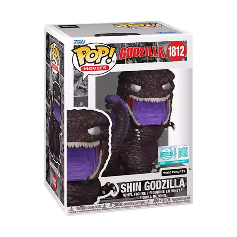 FUNKO POP الأصلي جودزيلا شين جودزيلا 9500 قطعة/PZS ألعاب شخصيات الحركة للبنين بنات هدية تحصيل نموذج الحلي