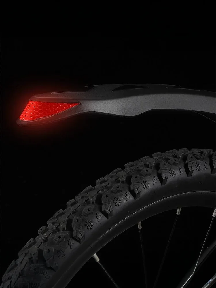AliExpress NONE 1 Set High Toughness Bike Front Rear Mudguard For 26-27.5 Inch MTB s Bike Accessories Reflective Bicycle