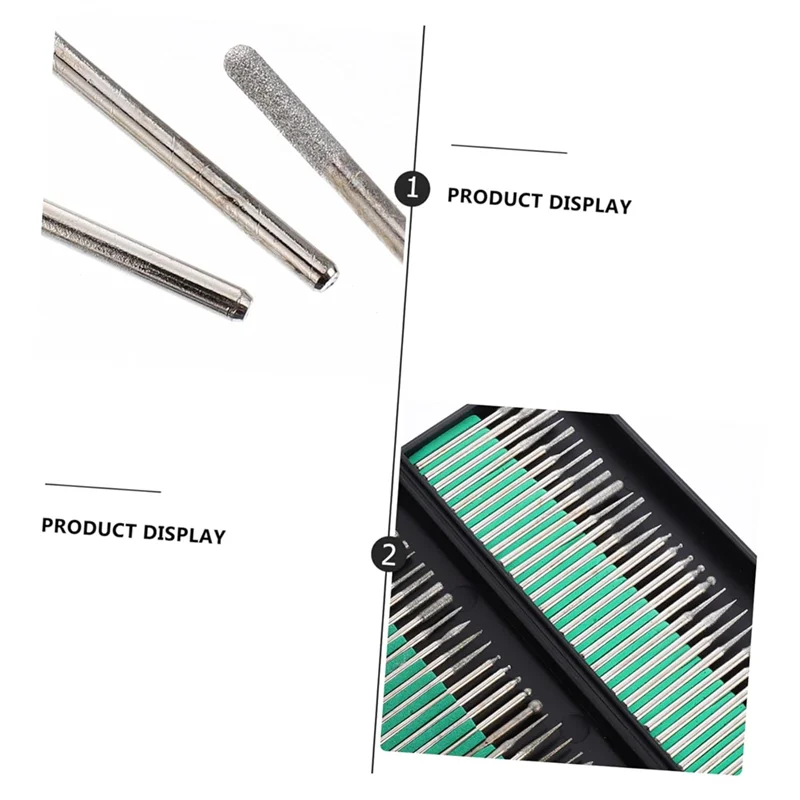 ABDJ-60Pcs rebarbas para ferramentas rotativas acessórios de moagem versáteis para gravura escultura polimento e acabamento