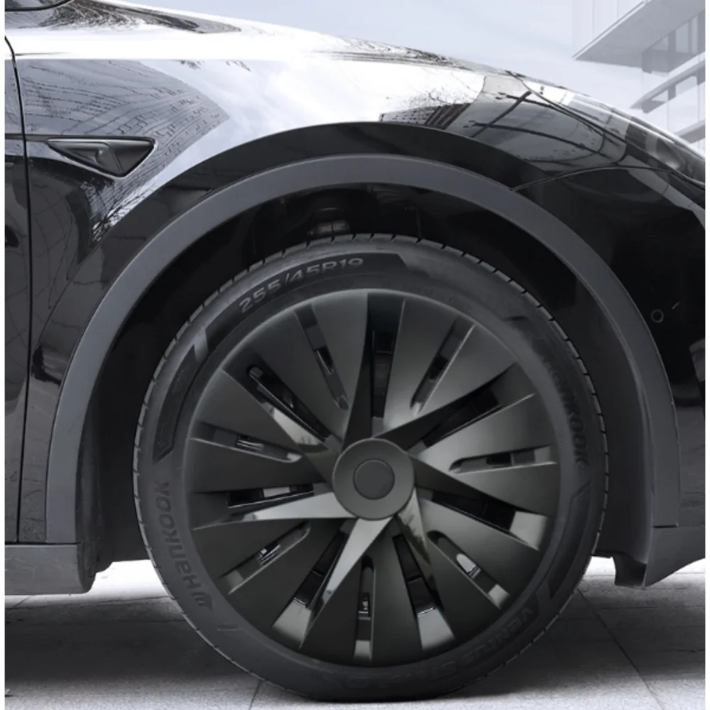 For Tesla Model Y 2017-2024 Hubcaps,19 Inch Wheel Hub Caps Rim Protectors Replacement Cover Exterior Accessories (Set of 4）