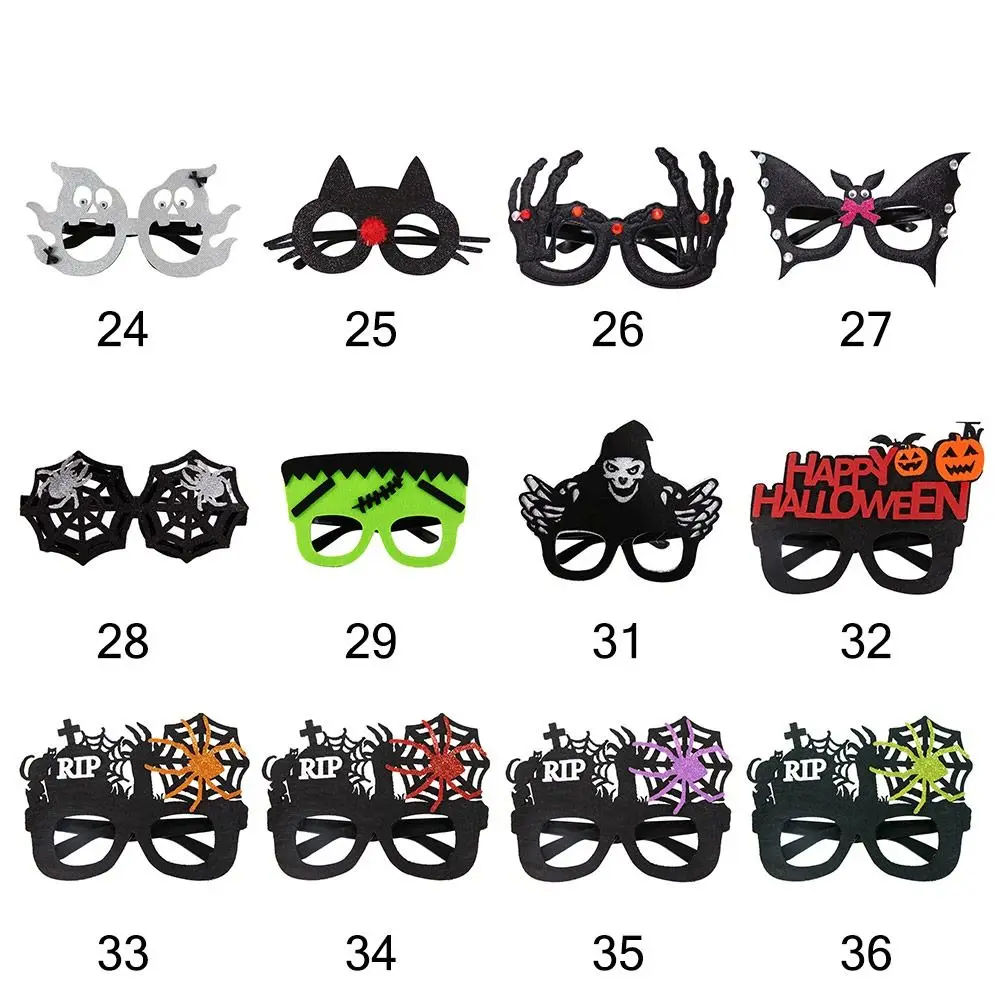 Lunettes de Chauve-Souris en Forme de Citrouille Fantôme pour Halloween, Costume Cosplay, Accessoires Photo, Fournitures de ix, Cadeaux, Cadres de Lunettes