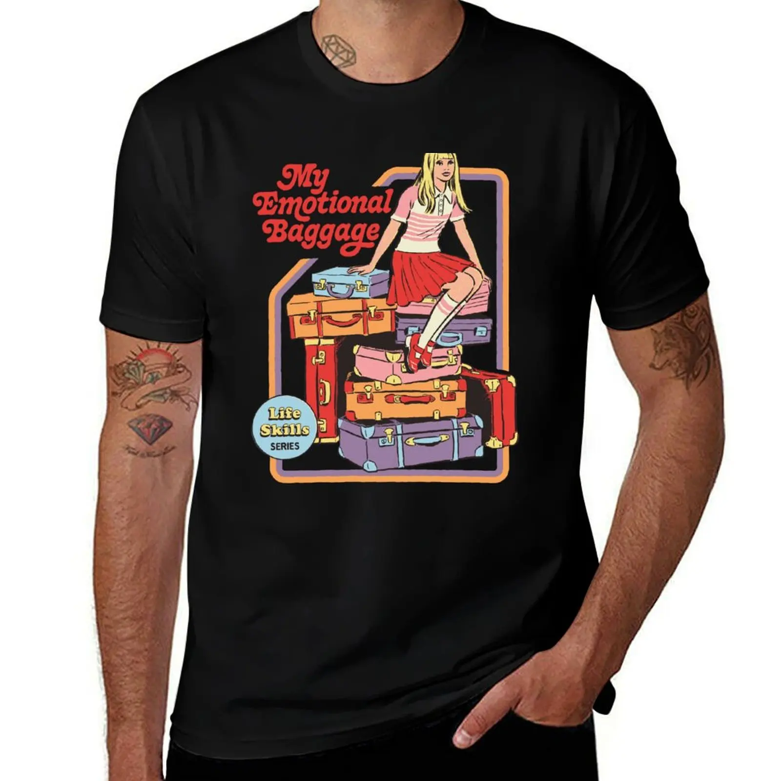 

My Emotional Baggage T-Shirt anime shirt cotton man t-shirts t shirts for men pack