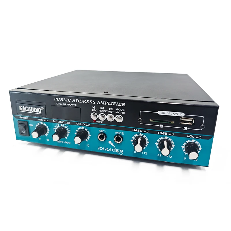 60w  Audio Mini  Power Amplifier  with 2-channel Microphone  Hot Sell