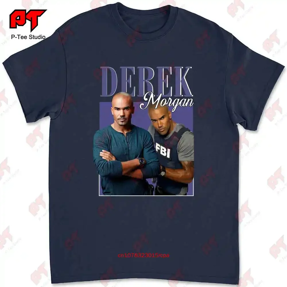 A11255 Criminal Minds Derek Morgan Shemar Moore T-shirt GPG4