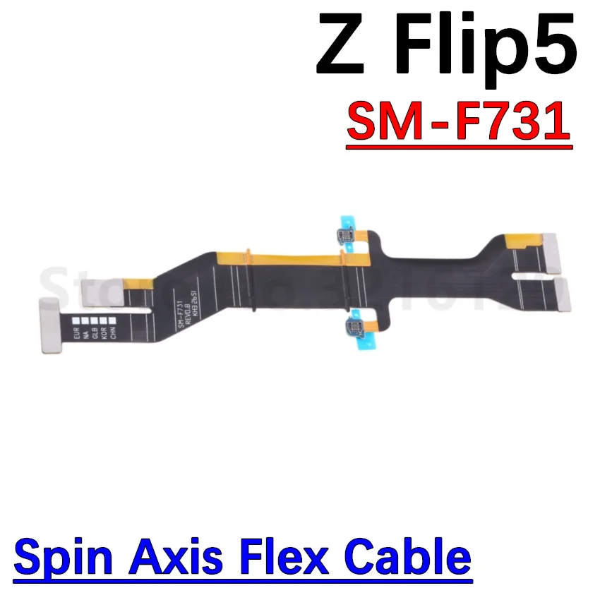 Spin Axis Flex Cable For Samsung Galaxy Z Flip Flip3 Flip4 Flip5 Main Board Motherboard Connector LCD Display Flex Cable