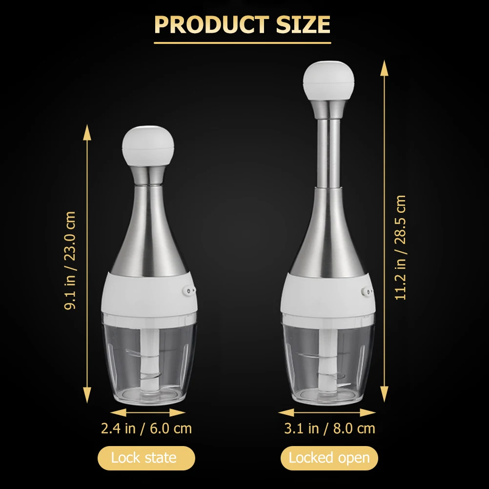 

Garlic Presser Manual Chopper Pounder Vegetable Processor Masher Mincer Smasher Stainless Steel Crusher
