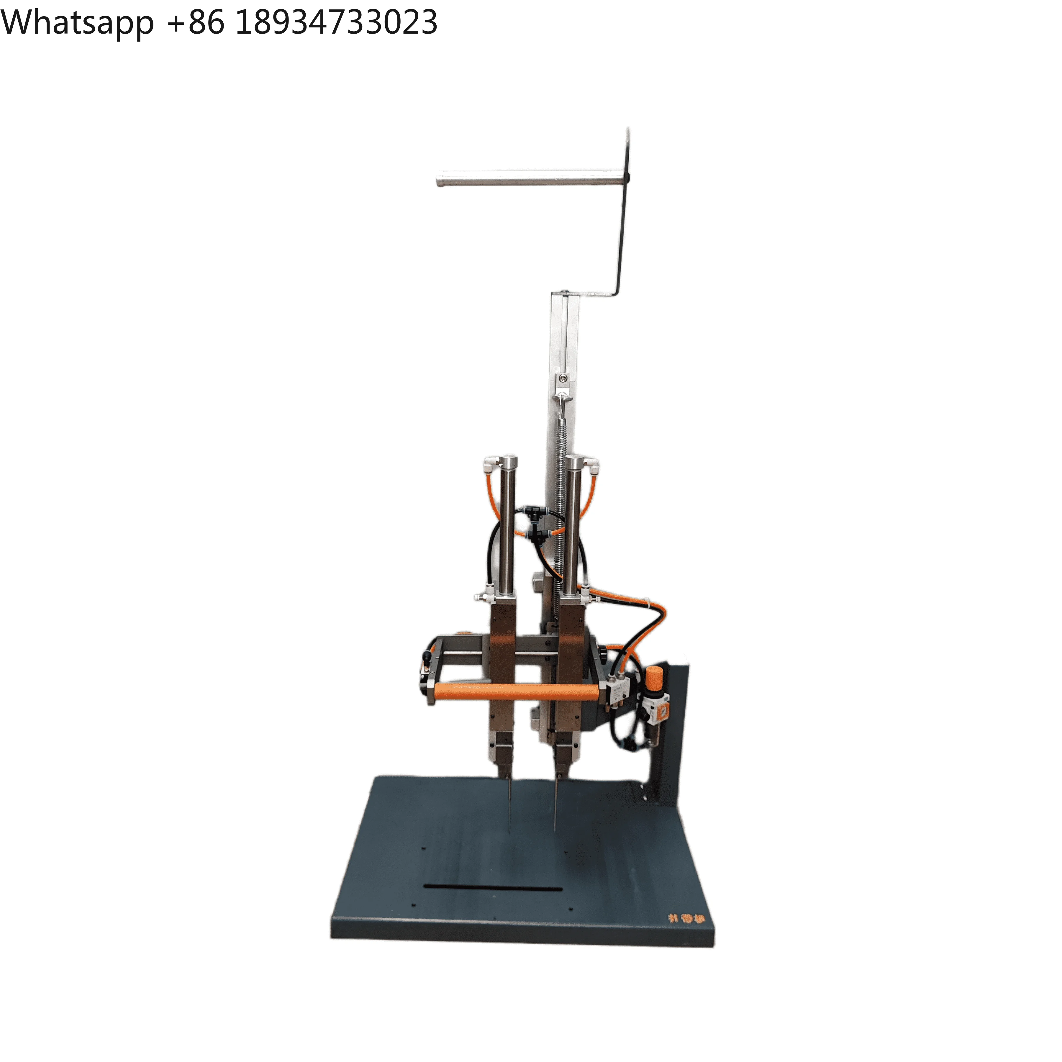 Automatic Pneumatic Vertical Nailing Machine Elastic Staple Machine for Toy Packaging with Plastic Tagging and Cartons