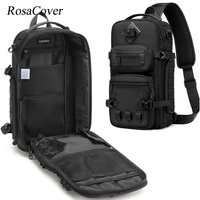 Casual Men's Sling Chest Bag Travel Outdoor Tactical One Shoulder Crossbody Bag High Capacity Waterproof Sports Bag For Man