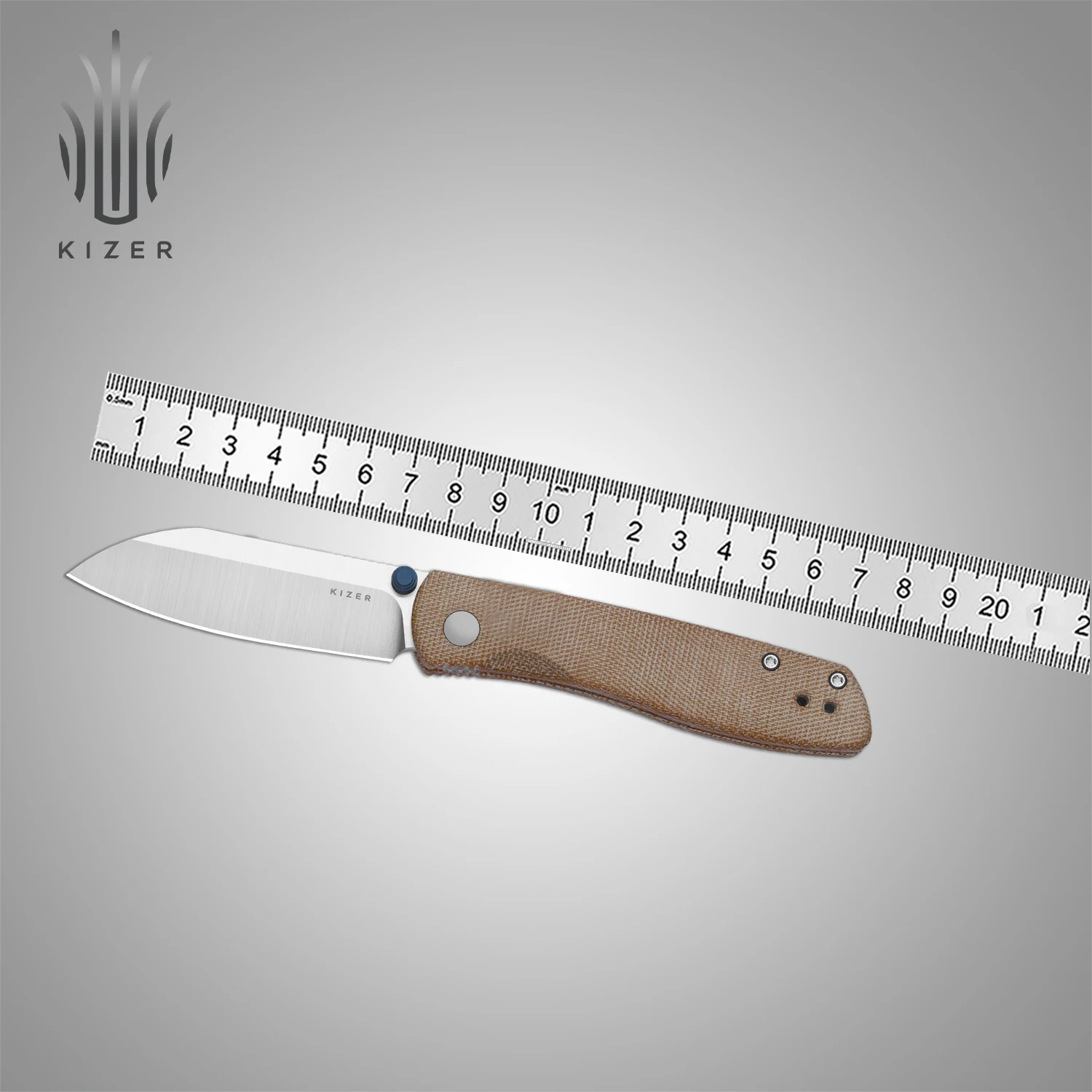 

Kizer EDC Folding Renissance V3698A1/V3698A2/V3698A3 N690 Blade With Micarta/Richlite Handle