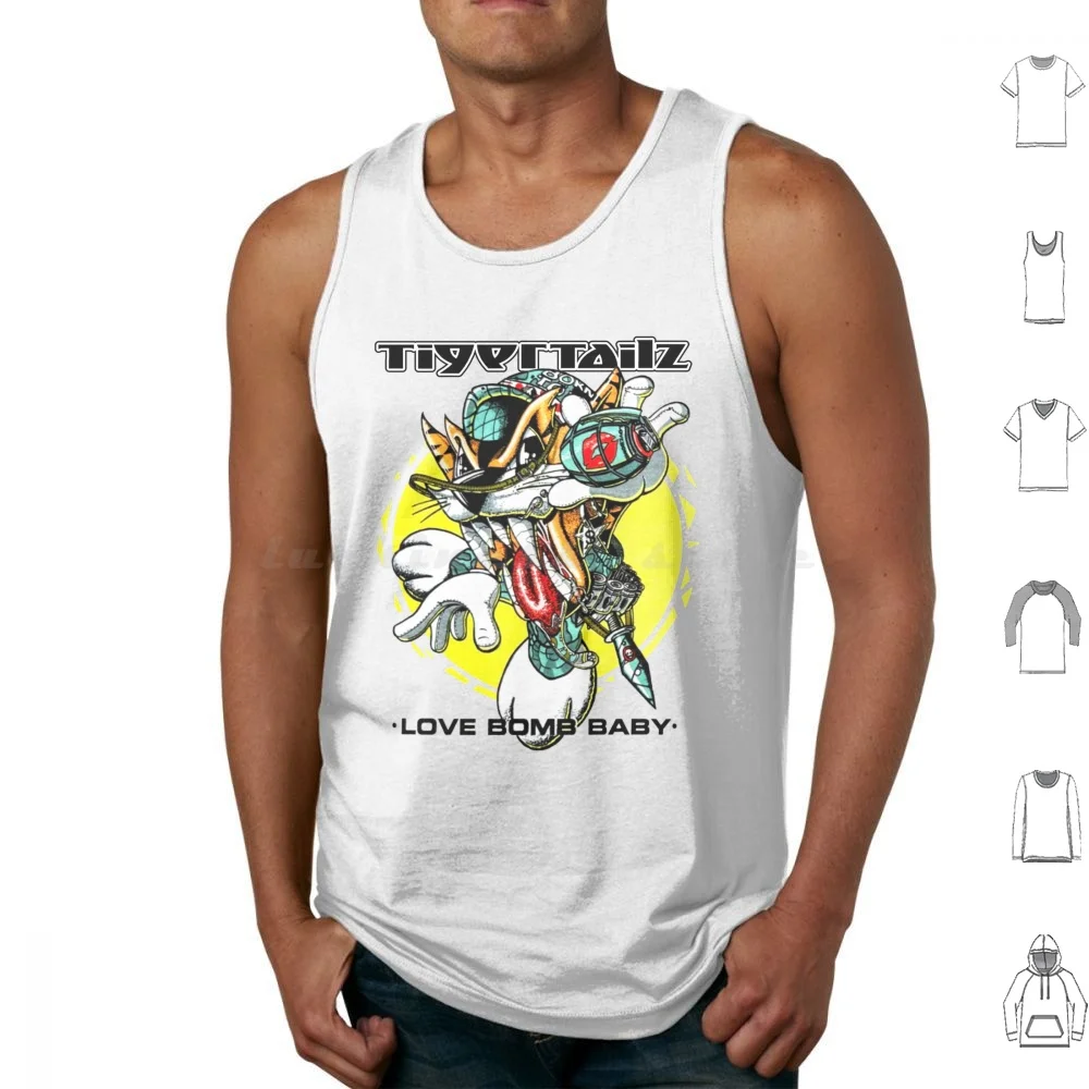 Tigertailz Band camisetas sin mangas chaleco sin mangas Tigertailz galés Glam Metal Band Bezerk Love Baby Heaven Jay Pepper Matthew