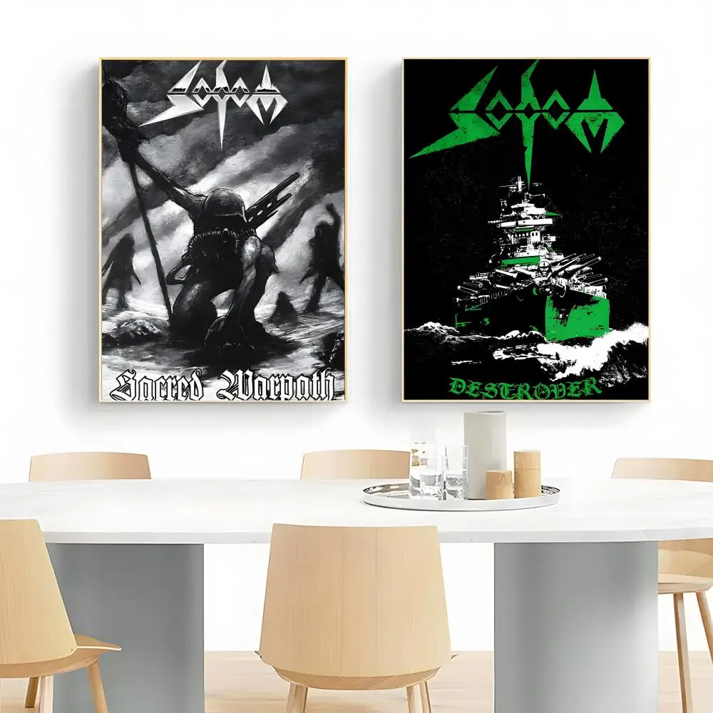 Germany Speed Thrash Metal Band S-Sodom Poster Wall Art Print Poster Decorative Mural Home Decor Gift Unframed