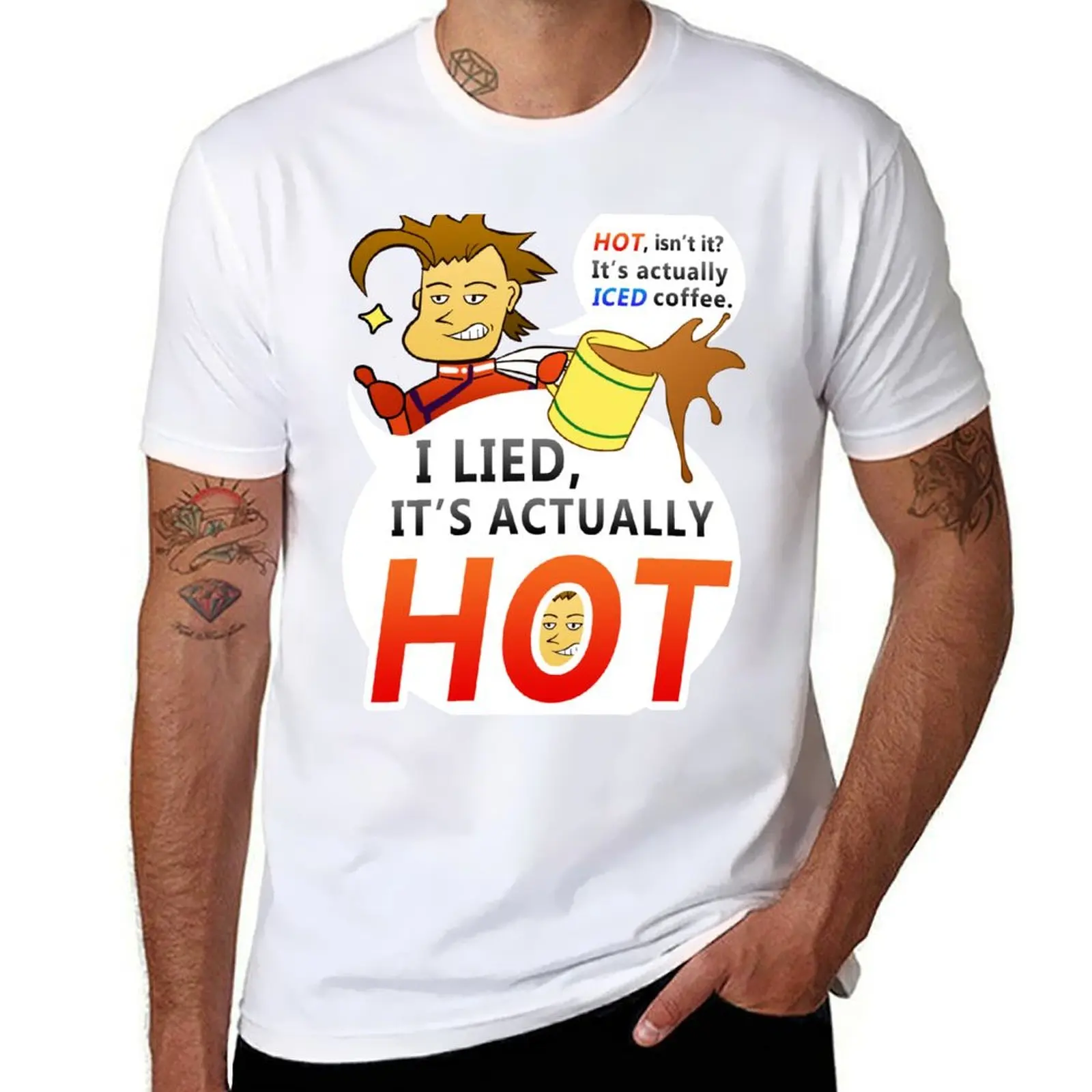 

funny t HOT. custom t dark humor T-Shirt actually I it's lied, shirts shirt print
