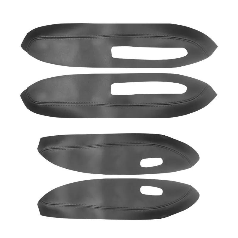 Leather Door Armrest Cover For Peugeot 307 2004 2005 2006 2007 2008 2009 2010 2011 2012 2013 Car Door Armrest Panel Cover Trim