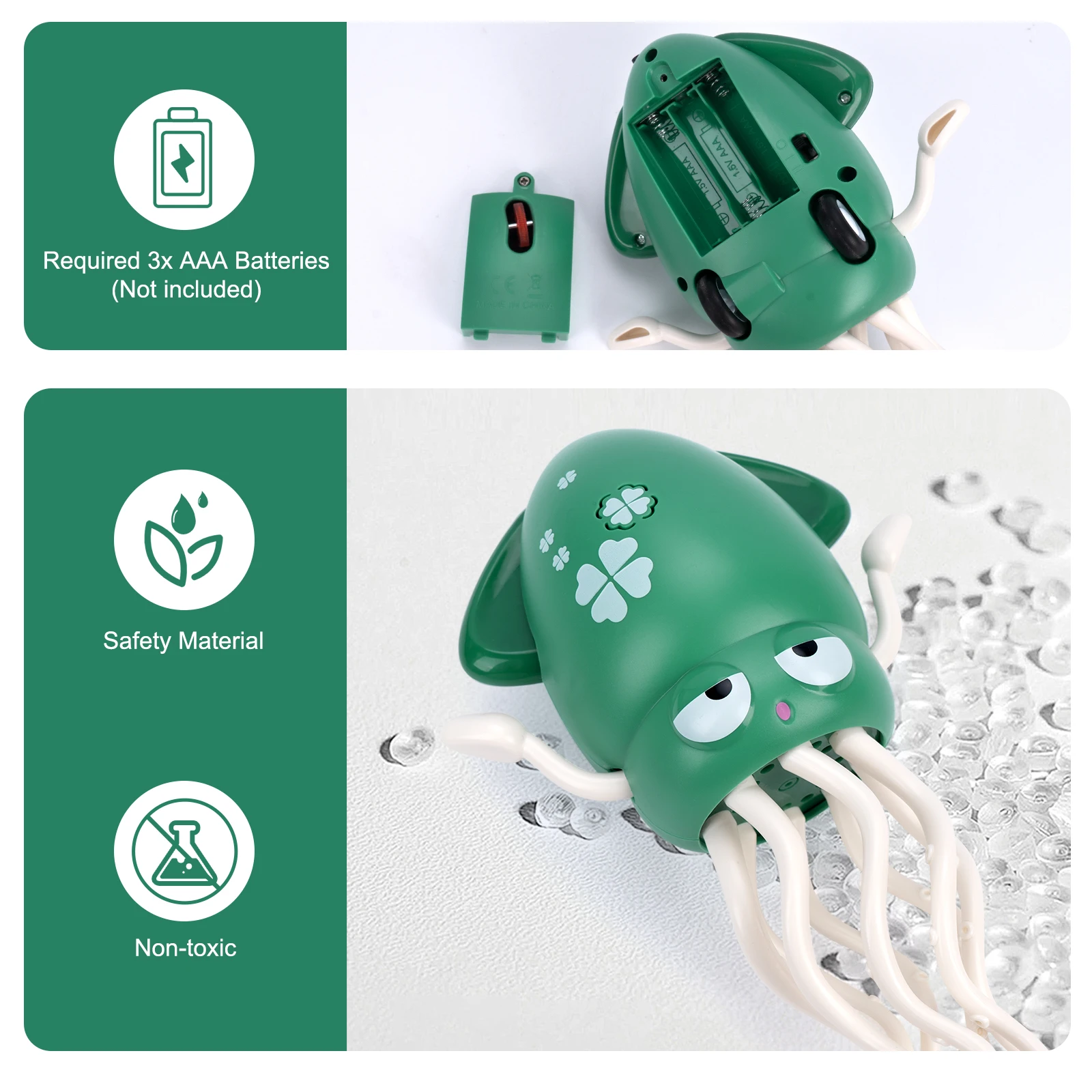 Calamar bailando de inducción para niños, calamar plano tumbado con luz y música, juguetes de desarrollo interactivo, juguetes electrónicos para mascotas, regalos para el tiempo de la barriga