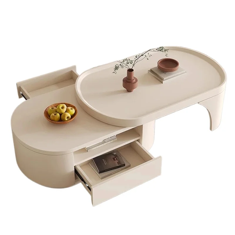 Japanese Style Coffee Table Storage Trendy Display Design Center Table Drawers Luxury Italian Kaffee Tische Postmodern Furniture