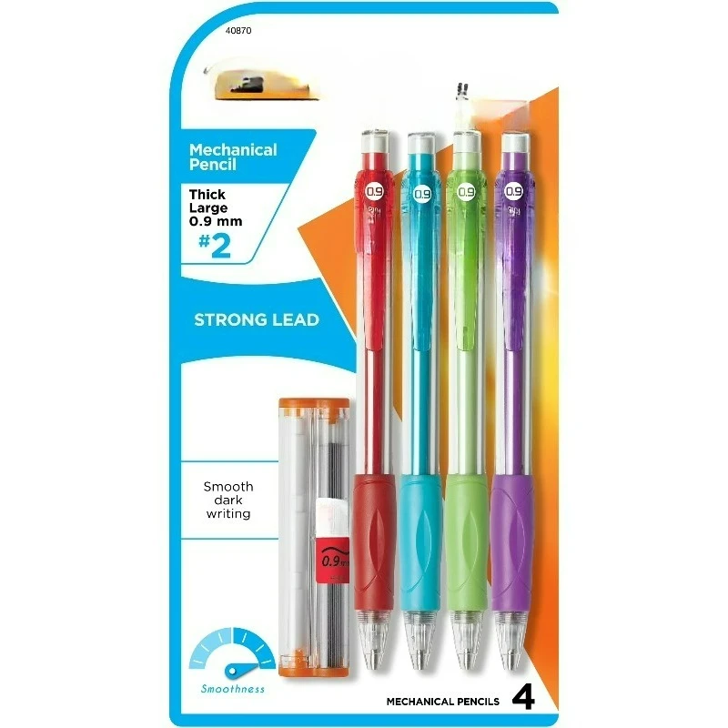 

Механический карандаш Velocity, 0,9 мм, 4 штуки