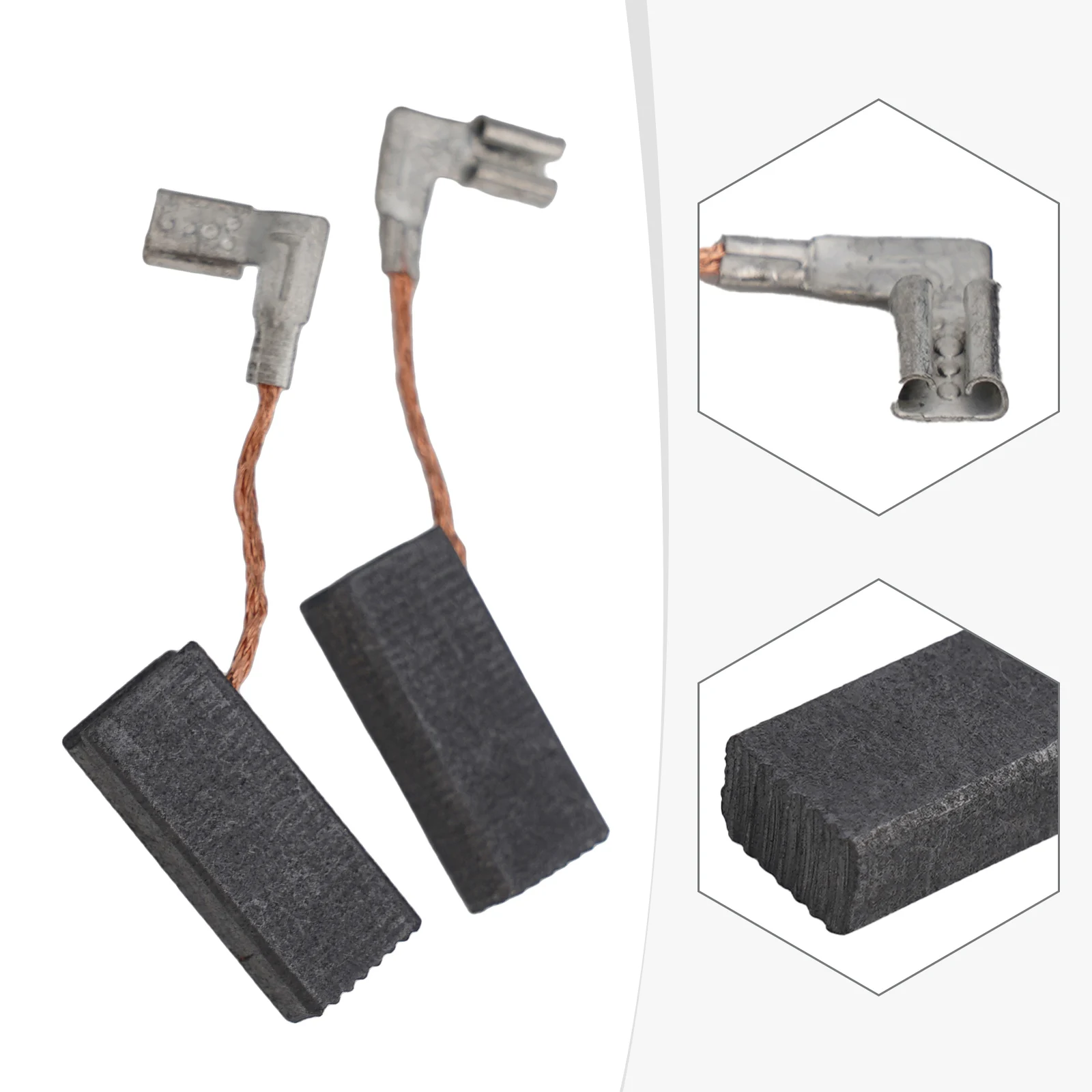 

Practical Carbon Brushes Carbon Brush Replace Parts Tool Part For 11250VSR 11253VSR For 11255VSR 11250VSR For Bosch
