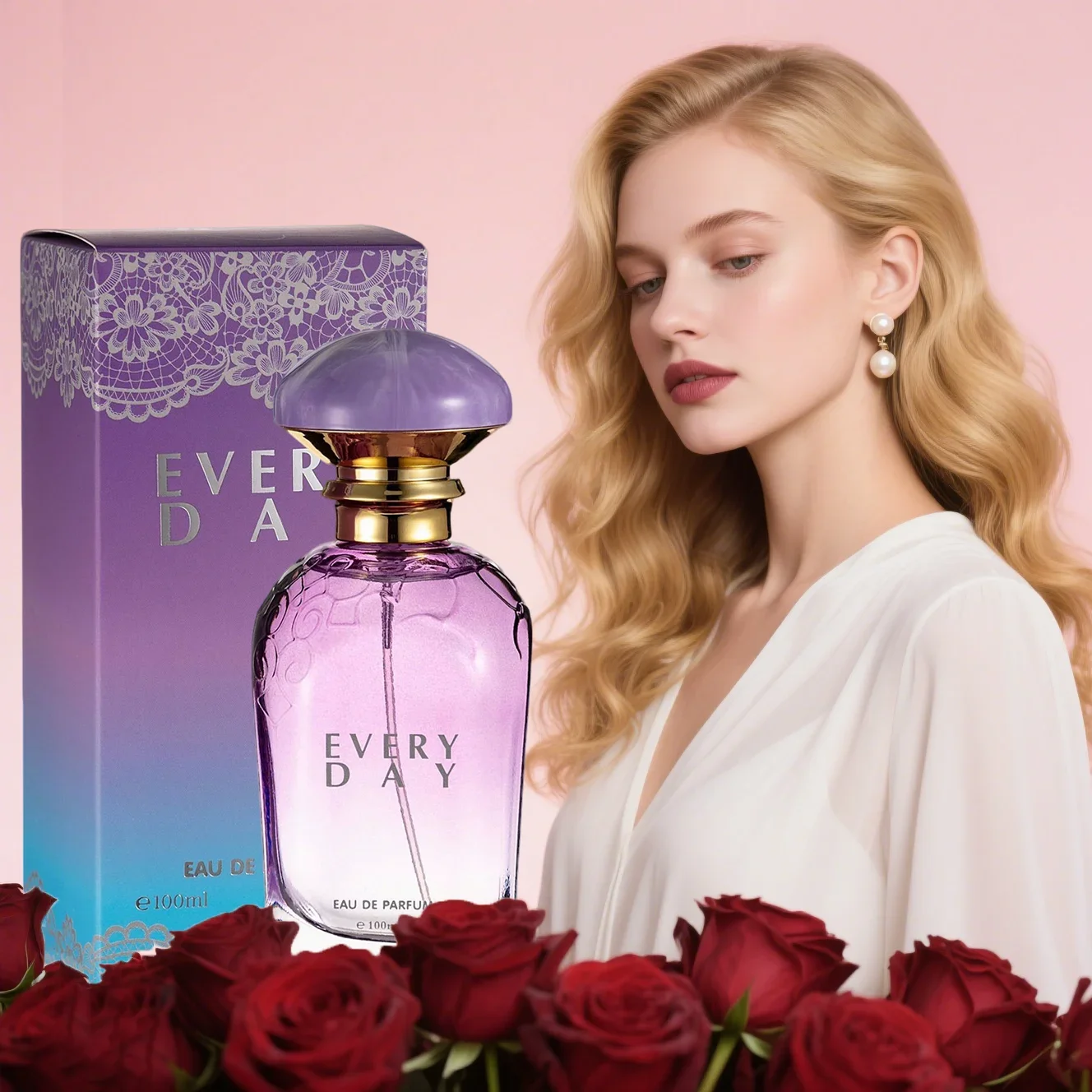 

Perfume Oil, 100ML Spray Perfume Oil with Floral, Fruits, Amber & Vanilla Scents, Long-Lasting, Suitable for Daily Wear, Dates