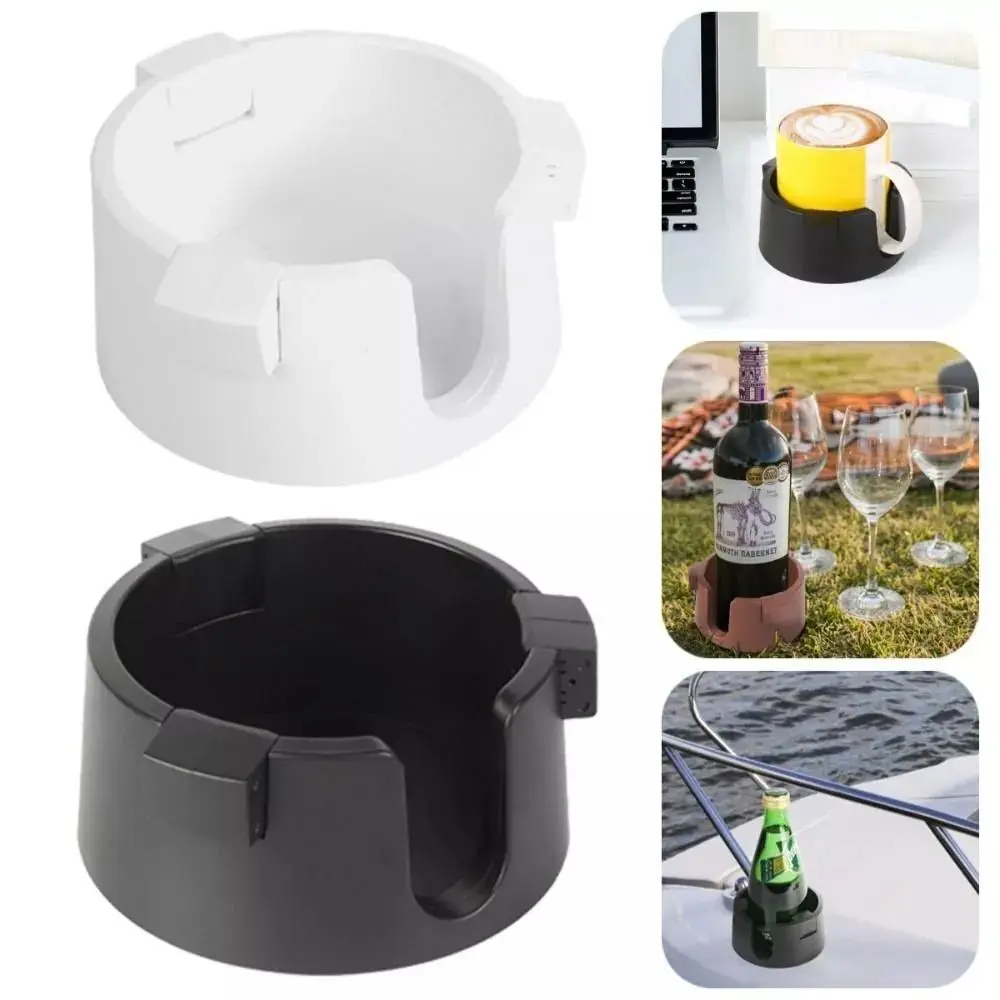 

Heat Insulation Spill Proof Cup Holder Waterproof Adjustable Inner Diameter Desktop Coasters Self-adhesive Multifunctional