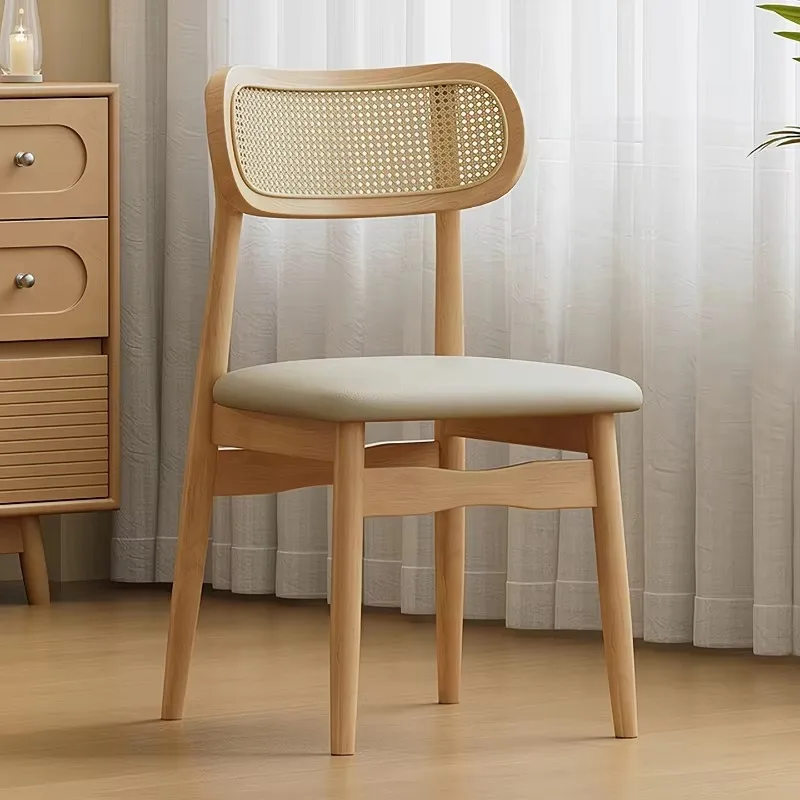 الشمال نمط كرسي طعام خشبي منجد الظهر منتصف القرن صالة الطعام كرسي غرفة المعيشة مكتب Stuhl الأثاث للمطبخ