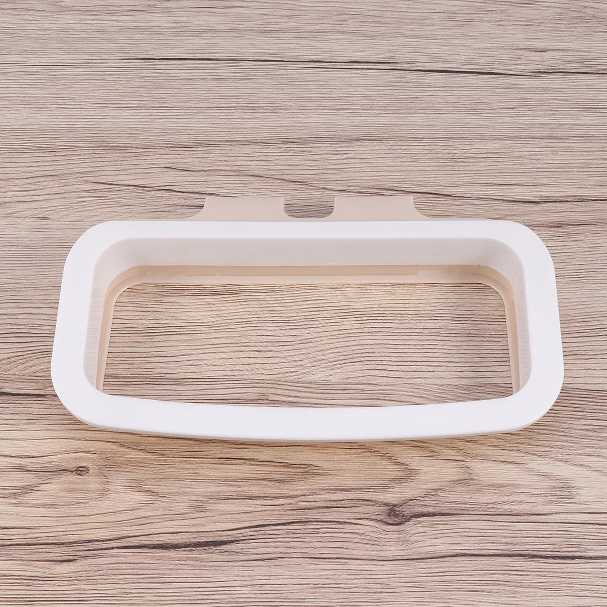 

Garbage Bag Holder No Perforation Strong Load-Bearing Hanging Trash Bag Rack For Kitchen Cabinet Door Storage Shelf White