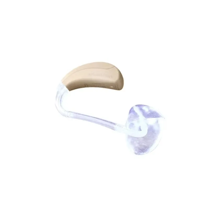 100 Pieces R-type Soft Eardrum Sound Tube Transparent PVC Soft Ear Mold Making Hearing Aid USE for Deafness