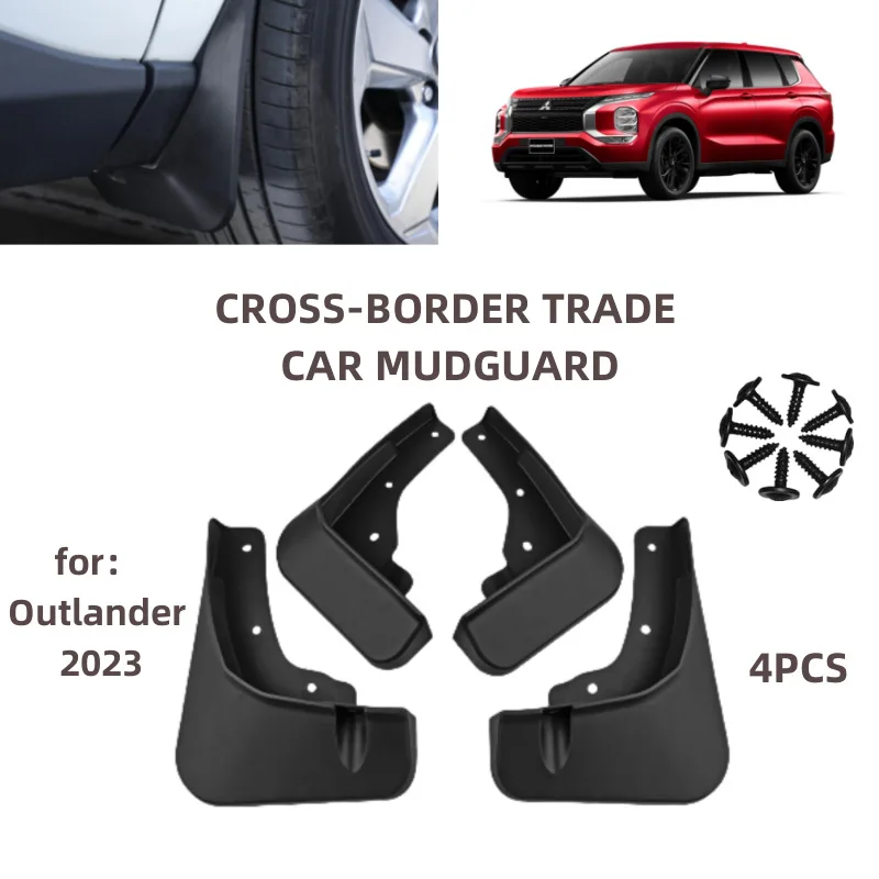 

Suitable for 23 Mitsubishi Outlander models Mudguards Fender Mudflaps Front Rear Flares Splash Guards Cover Car Accessorie