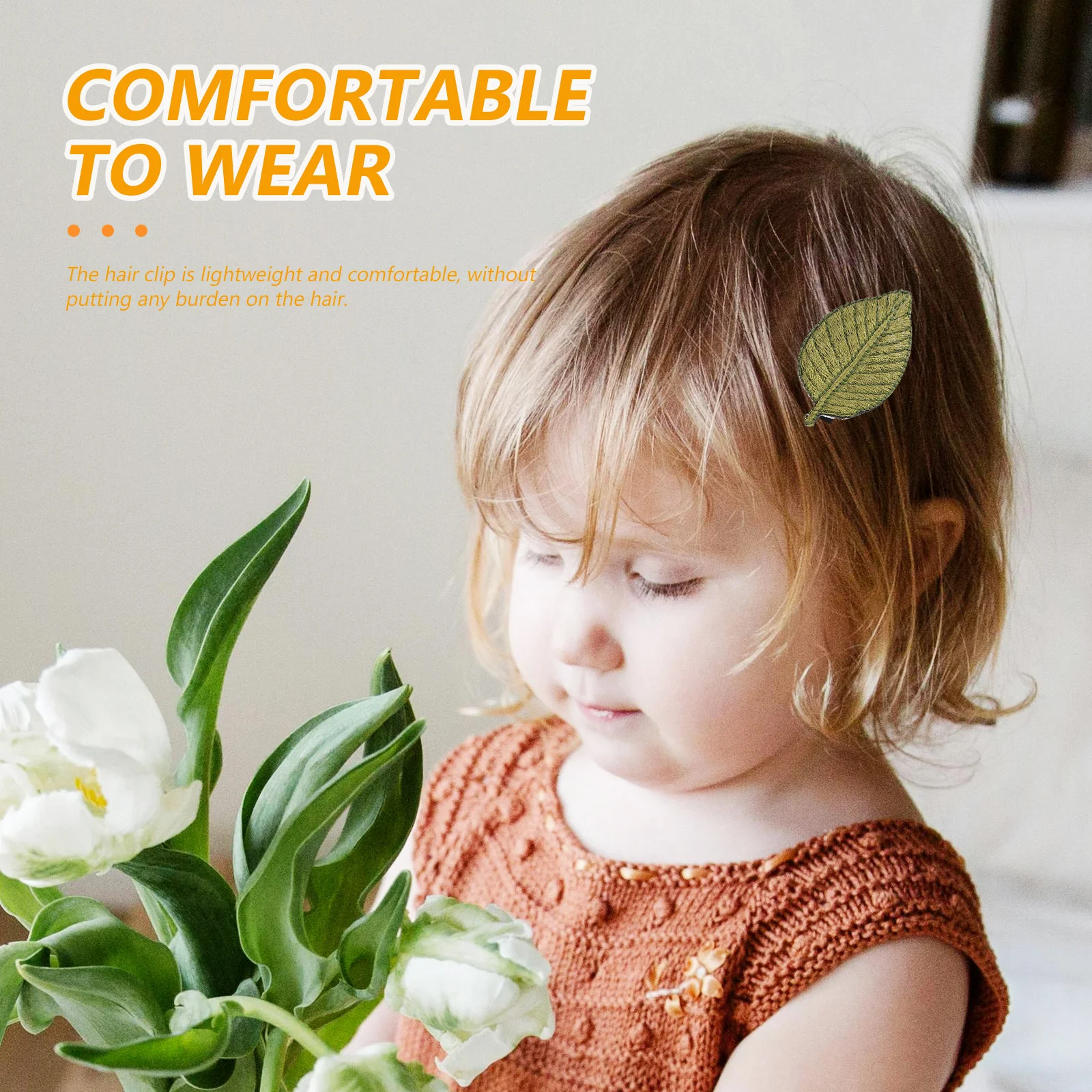 

3Pcs Leaf Style Hair Pins Embroidered Durable Aluminum Alloy Clips for Women Girls Hair Decoration Kids Decor Girls Barrette