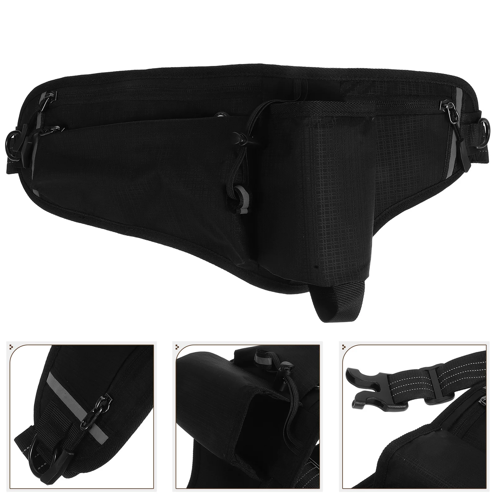 Lightweight Adjustable Running Waist Bag Sports Water Bottle Holder Outdoor Hiking Fitness Waterproof Phone Carrier for Men