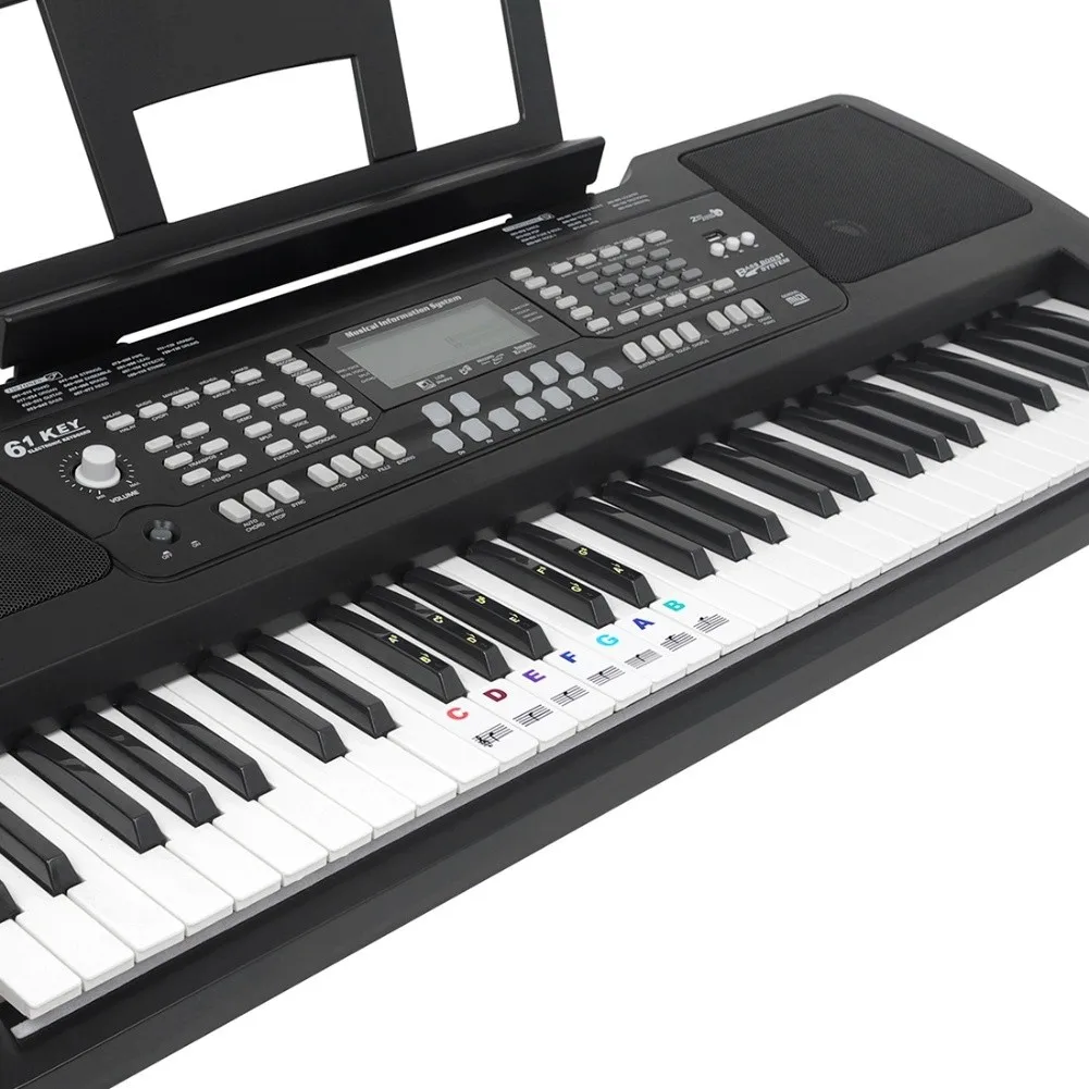 For 88-key Keyboard 88 Key Stickers for Piano Stickers 34*28cm for versatile Keyboard Instrument Stickers Piano Stickers
