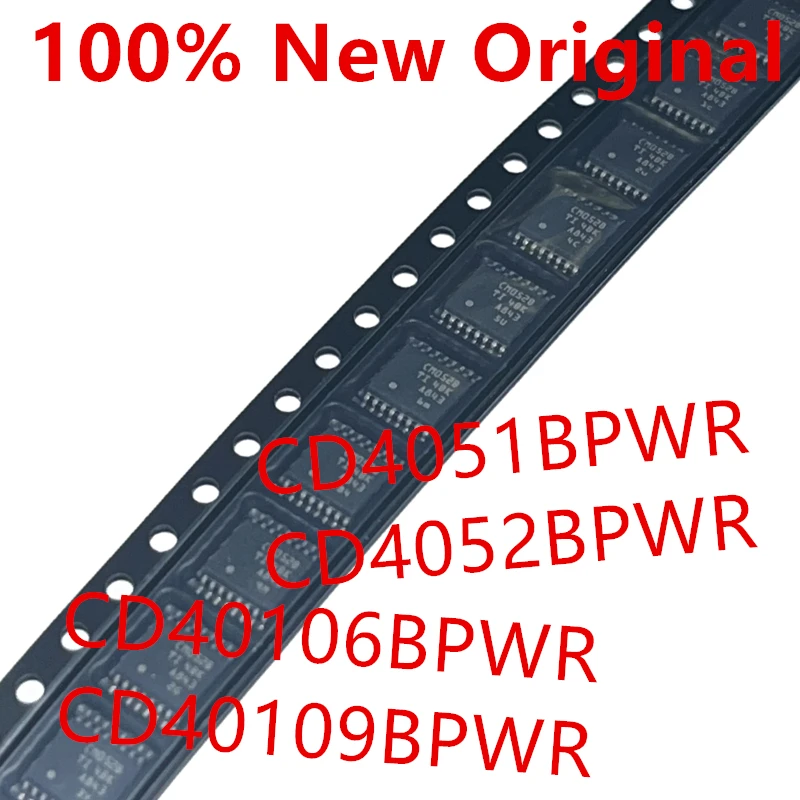 10piece  CD40106BPWR  CM0106B 、CD40109BPWR  CM0109B 、CD4051BPWR  CM051B 、CD4052BPWR  CM052B   CMOS Hex Schmitt Triggers chip
