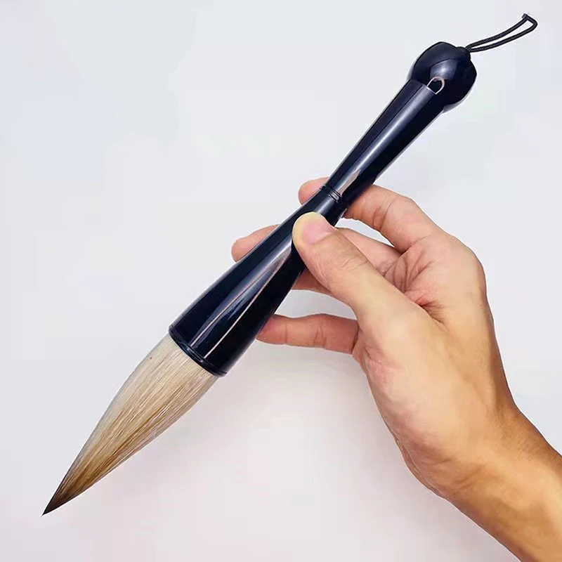 1 szt. Pędzel Wilcze włosy Owce Włosy Kaligrafia i malowanie Drewno Tradycyjny tusz Chiński pędzel do kaligrafii Regularna praktyka pism