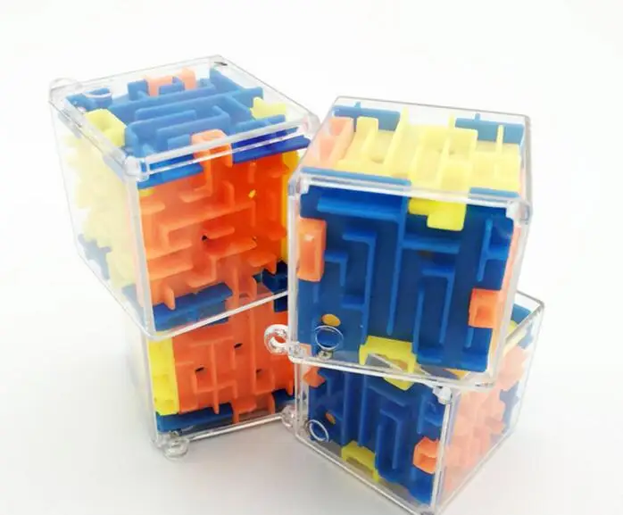 UainCube 3D Cube Puzzle Maze Toy Hand Game Case Box Fun Brain Game Challenge Fidget Brinquedos Equilíbrio Brinquedos Educativos para crianças