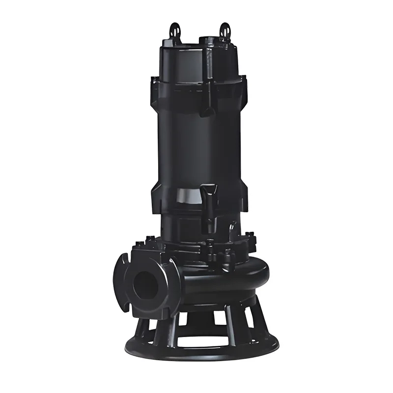 Double reamer cutting type sewage pump, non-clogging submersible sewage pump