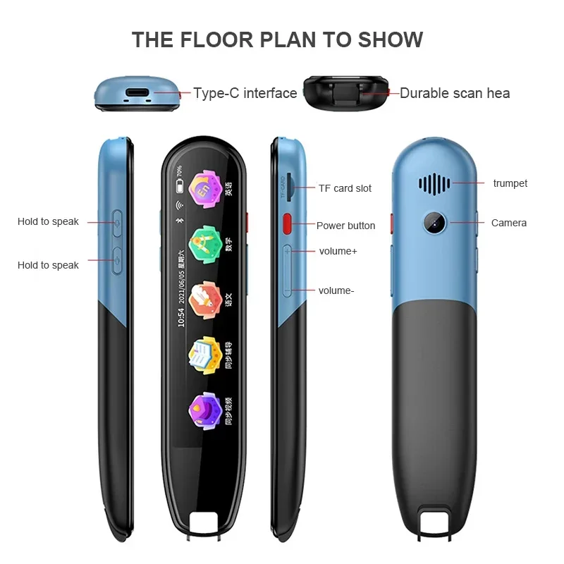 Best Scanning Translation C Pen Reader English Chinese German Spanish French Scanner Digital Dictionary Pen And Language Transla