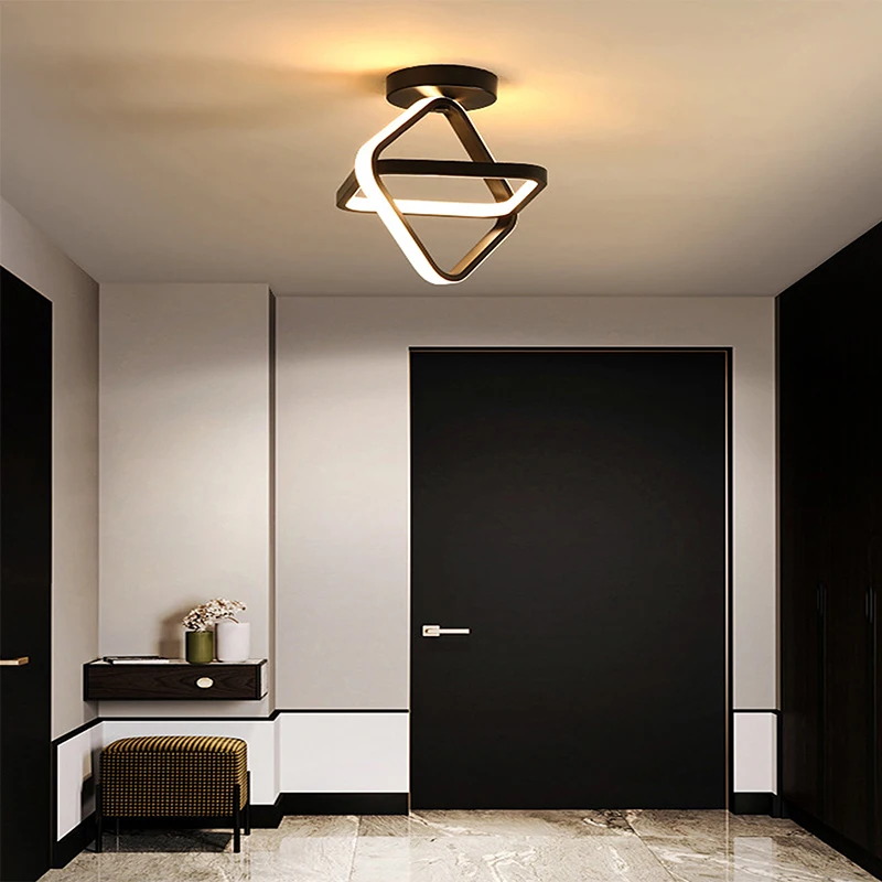 Modern LED Ceiling Light Stereoscopic Design Ceiling Lamp For Living Room Balcony Hallway Aisle Office Indoor Lighting Fixtures