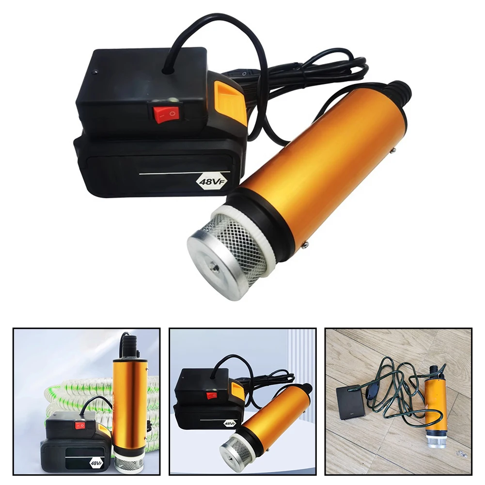 

For Dayi Batteries: Aluminum Alloy Electric Oil Pump 51mm Submersible Diesel/Fuel/Water/Oil Suction Pump