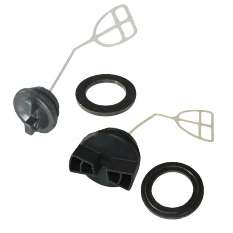 2set Fuel Tank Cap With Oil Cap Gas Fuel Cap Washer Gasket For Chinese 5200 52cc Chainsaw Garden Power Tools Parts