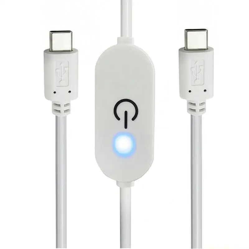 USB C Switches Cable Touch Dimmer Type C Power Supply for LED Lights Supporting Memory Function and 3A High Drive Output