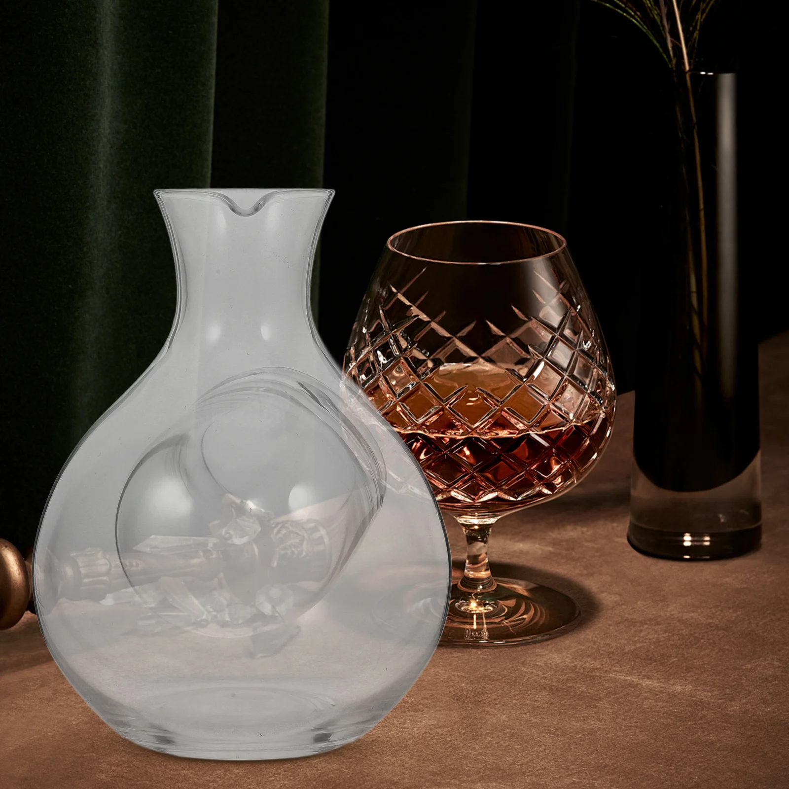 

Decorative Wine Bottle Decanter for Red Clear Glass Empty Liquor Whisky Decanters Alcohol