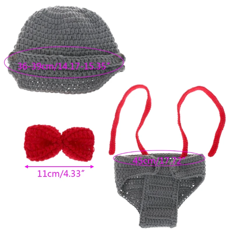 Nouveau Photo accessoire garçons filles body tenue bébé douche cadeau photographie Costume