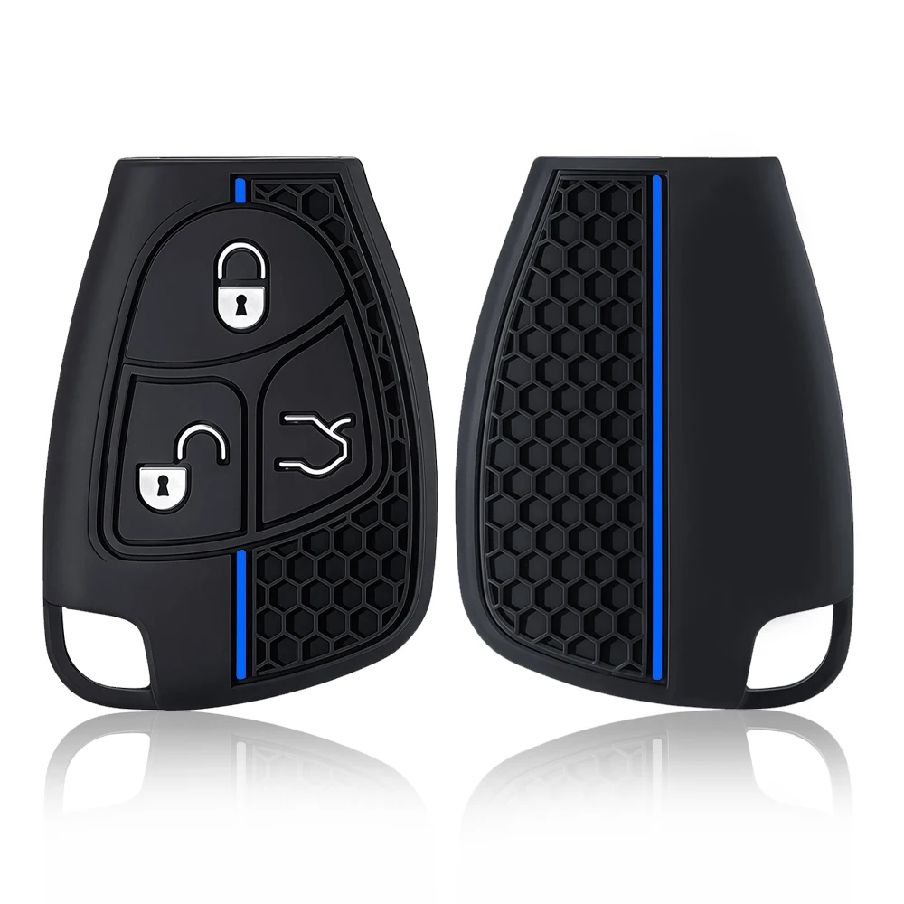 For Mercedes Benz V180 W245 CLK 230K W208 W210 W211 E200K SLK200 220th C B E R W204 Class Key Case Holder Key Cover Accessories