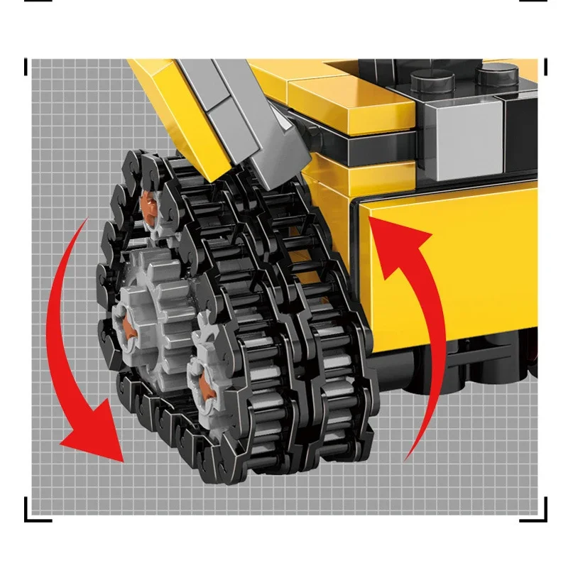 مجموعة مكعبات بناء Wall-E الصغيرة الساخنة MOC Idea نموذج الفيلم الكلاسيكي التقني مجموعة مكعبات البناء هدية لعبة للأطفال #5