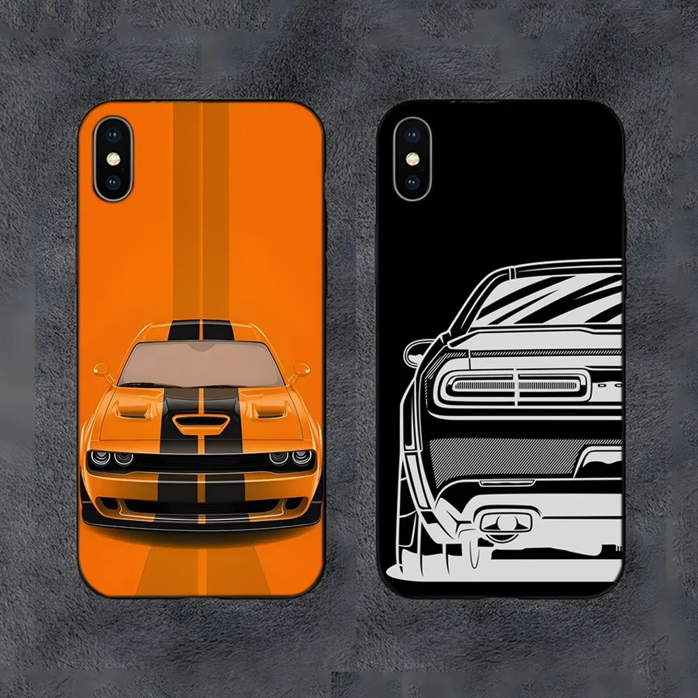 D-Dodge C-Challenger S-RTs Phone Case For Samsung S24,S21,S22,S23,S30,Ultra,S20,S30,Plus,S21 Fe,10,9,5G Silicone Cover