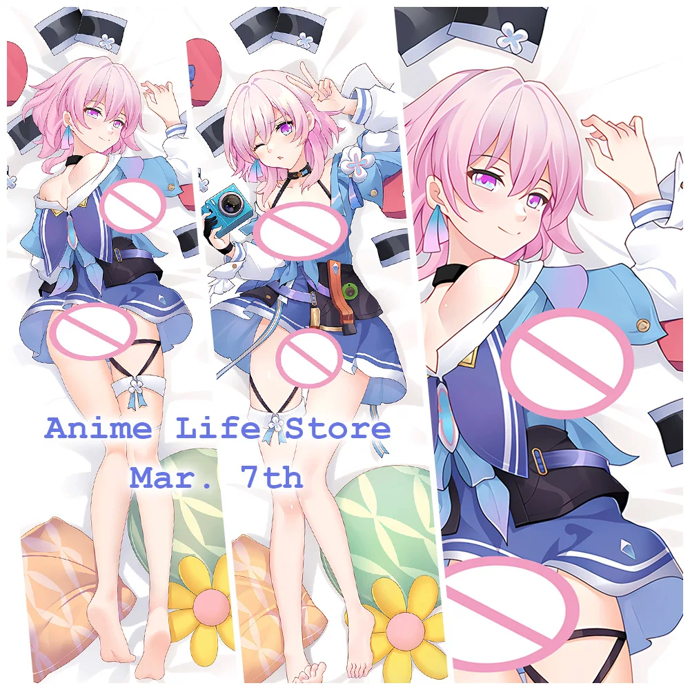 Anime Dakimakura Mar 7th Pillow Case Hugging Body Otaku Waifu Pillowcase Bedding Decor Cushion