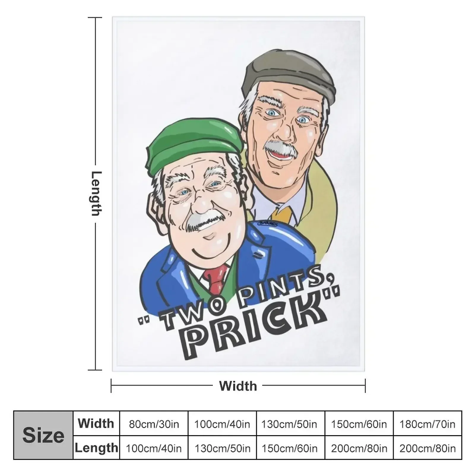 Jack and Victor. Still Game. Throw Blanket Retros christmas decoration Blankets