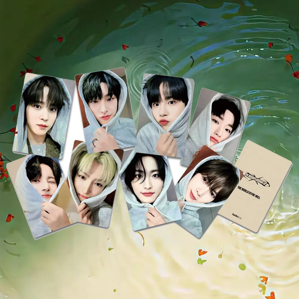 KPOP ATEEZ 8 pièces/ensemble carte photo spéciale de haute qualité INS Style Double face impression carte LOMO SAN MINGI YUNHO YEOSANG Fans cadeaux