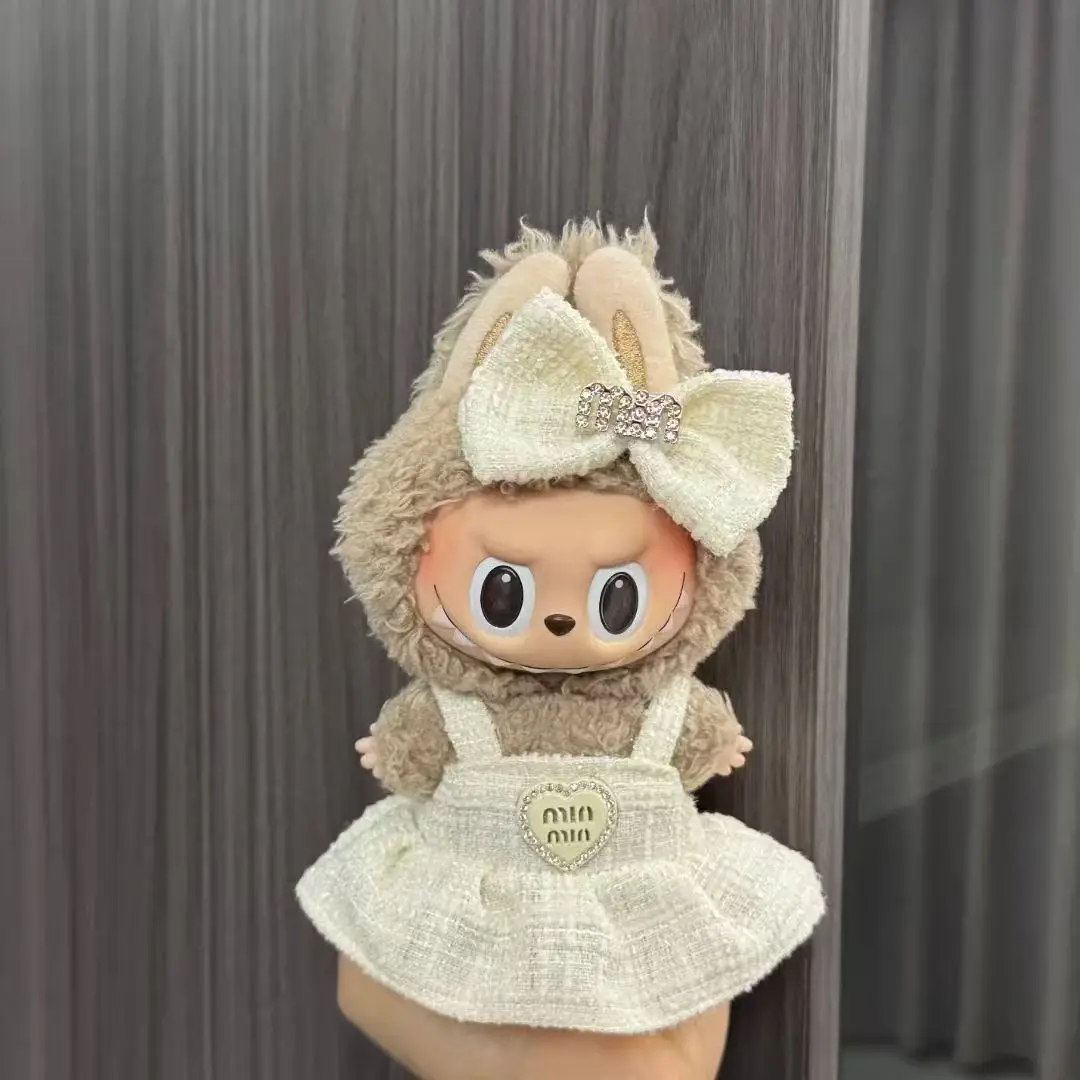 Only clothes for sale) 15/17cm pull cloth doll vinyl doll generation 2 generation wear hat skirt suit
