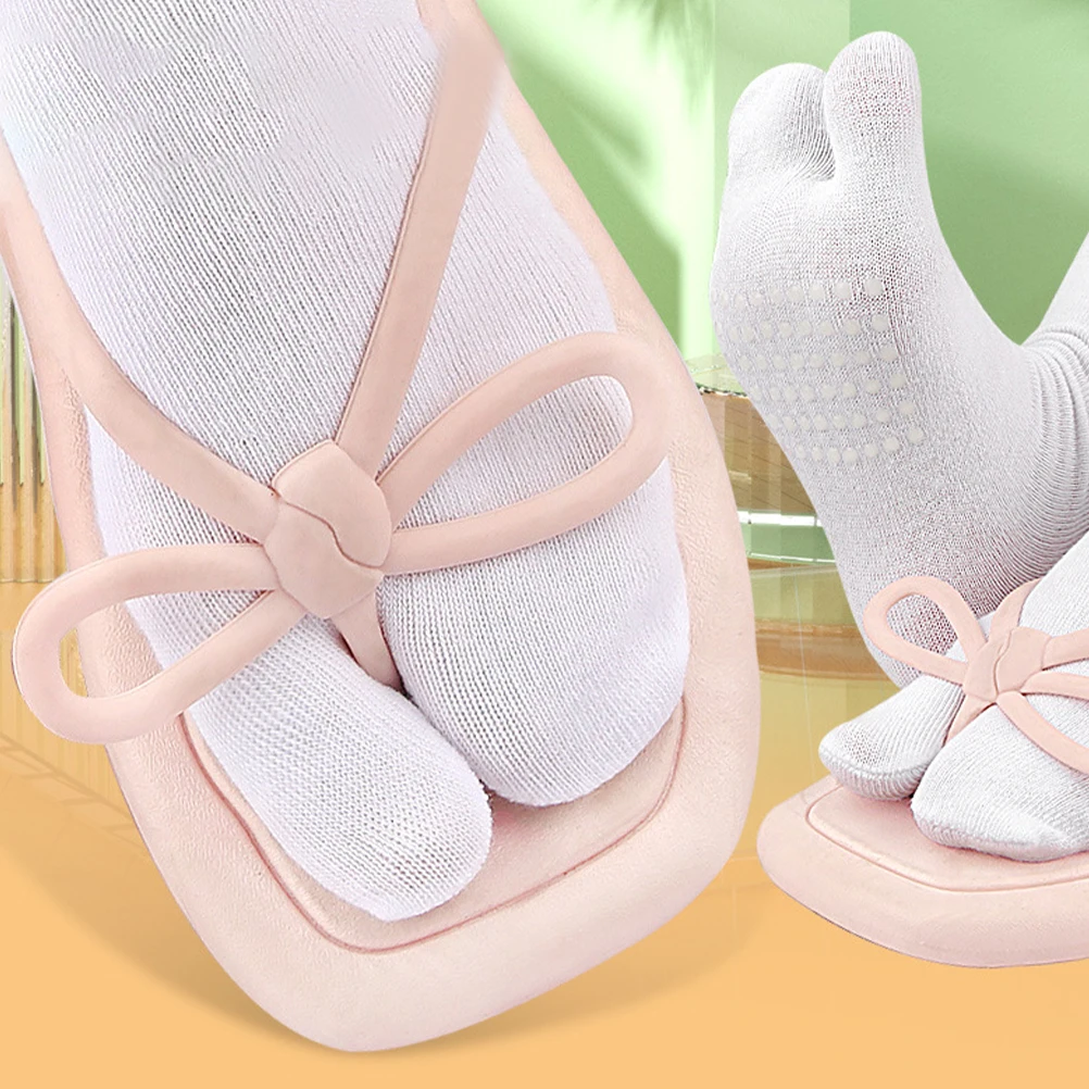 

2Pairs ToeSeparatedSocks NonSlip Silicone Separator Socks Socks FootCare WomenMen Travel ComfortBreathable