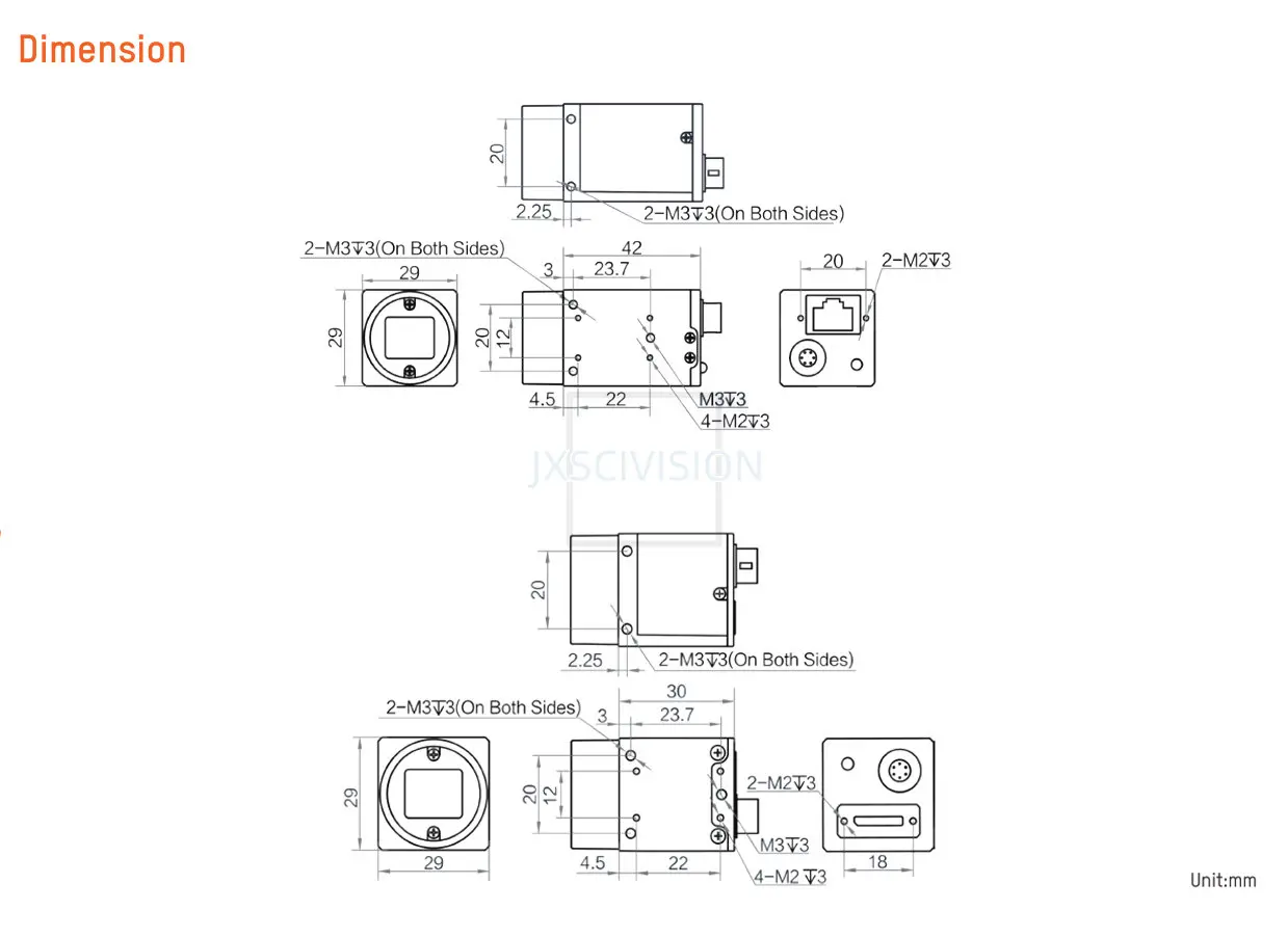 New HIKROBOT CS MV-CS020-10GC MV-CS020-10GM MV-CS020-10UC MV-CS020-10UM 2MP Area Scan camera